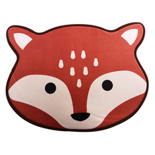 Fox Design  micromink  embroidery memory foam play mat for kids